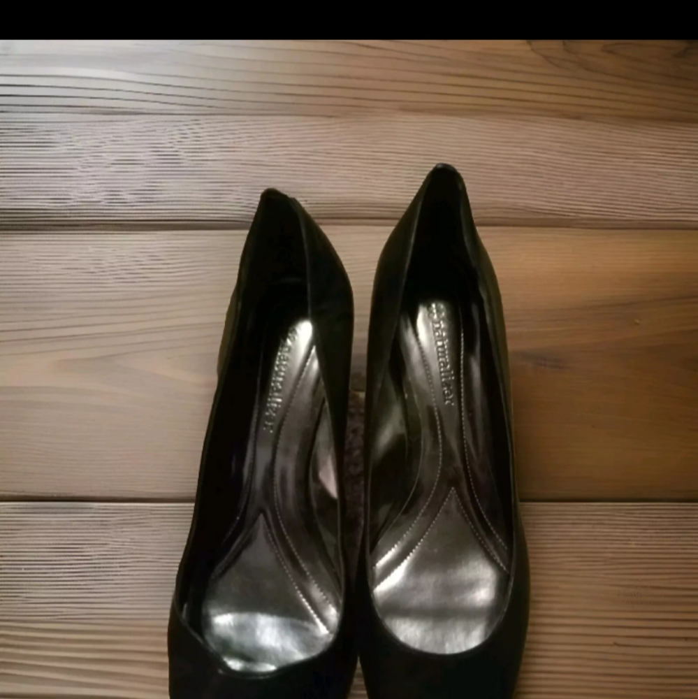 Naturalizer Natalie Black Leather heels 9.5 - Picture 2 of 4